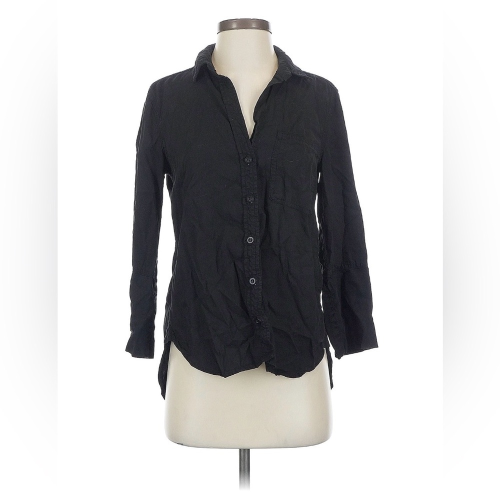 Bella Dahl Classic Black Button-Down Shirt